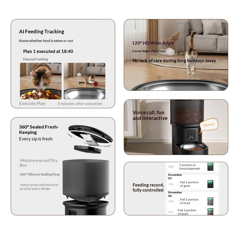 Smart Pet Feeder with Timed Remote Voice Control