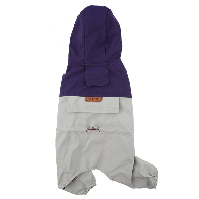 Waterproof Pet Raincoat for Small Medium Sized Dogs