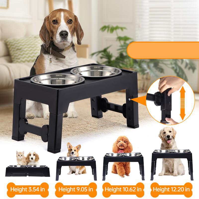 Elevated Dog Feeding Bowl Neck Protection Anti Tumble
