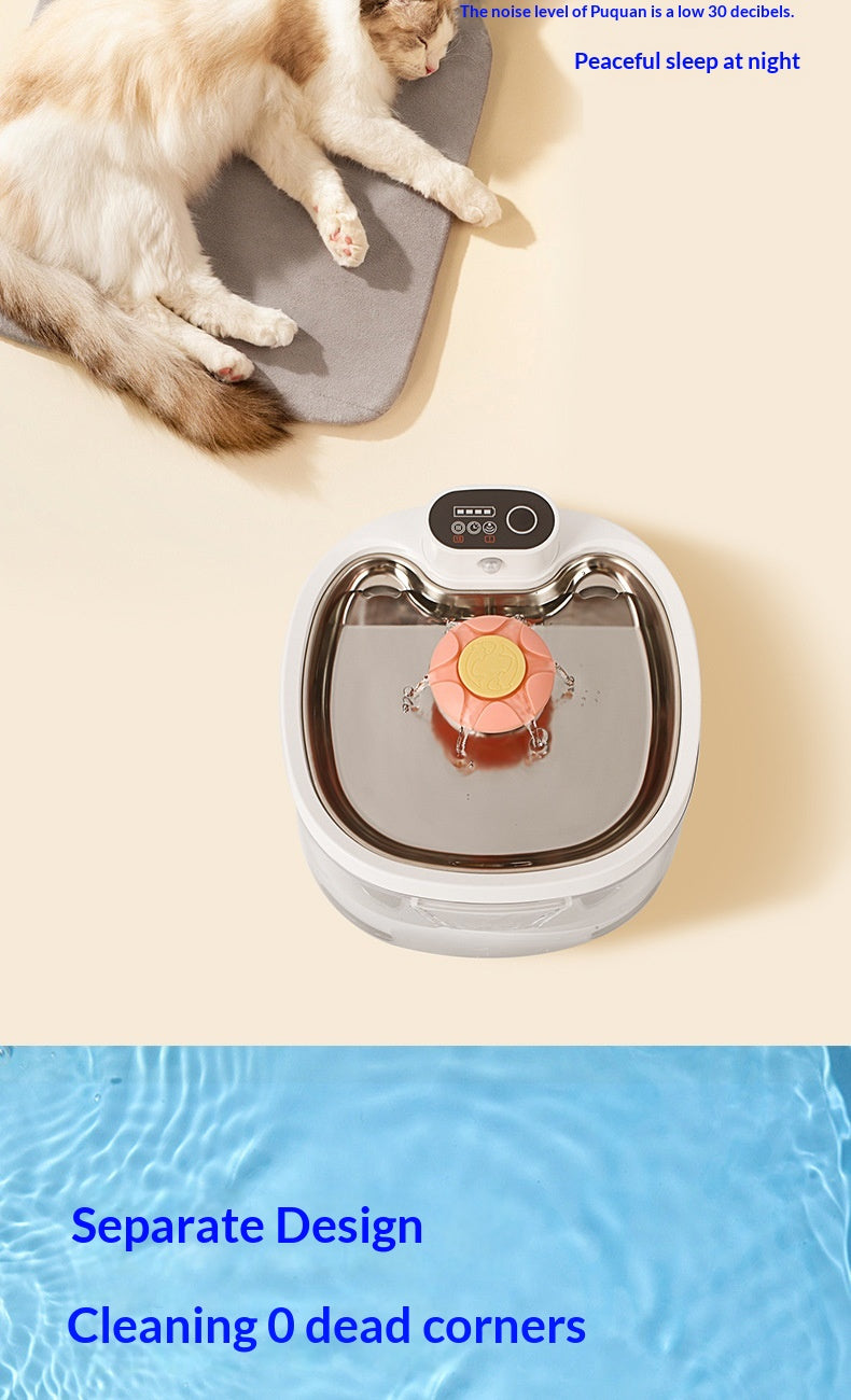 Smart Circulating Filtered Pet Water Fountain for Cats