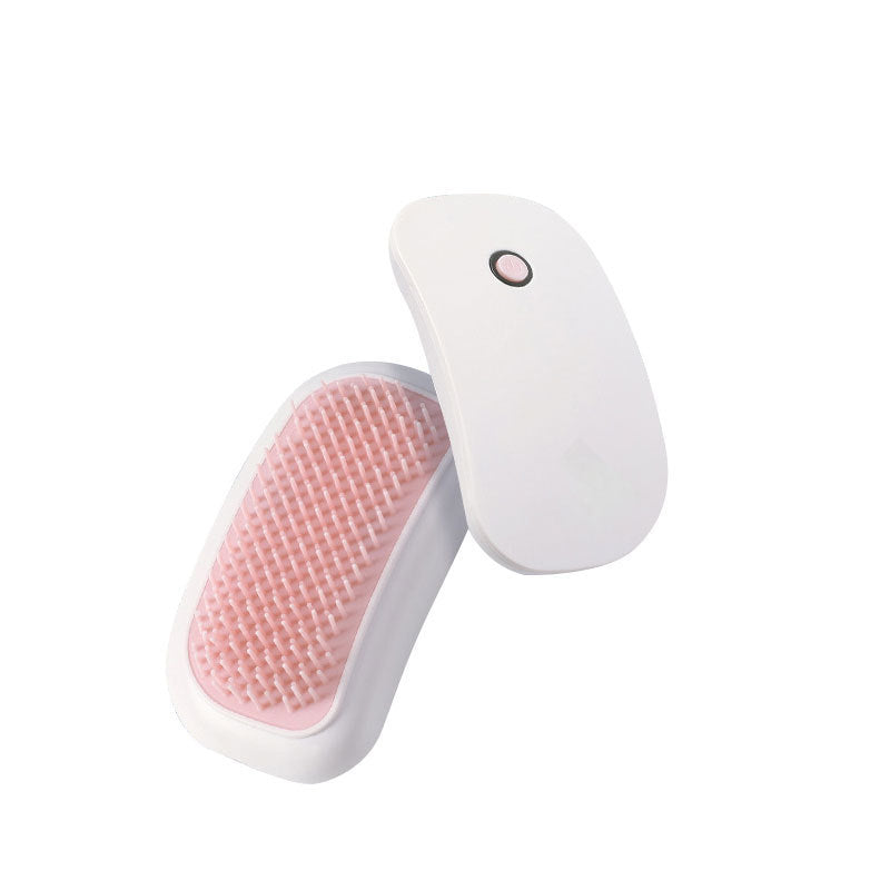 Electric Vibrating Massage Brush for Cats Dogs Pink