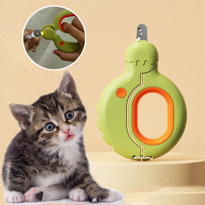 LED Light Pet Nail Clippers for Cats Dogs
