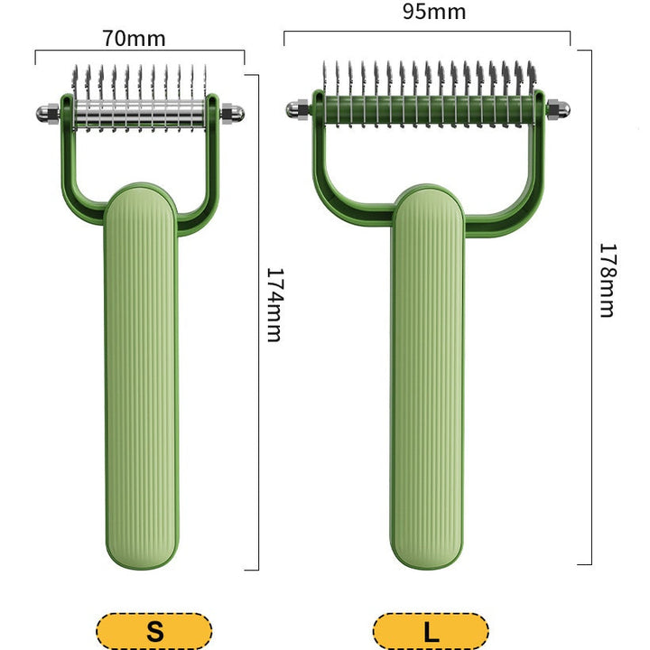Double Sided Dematting Comb for Dogs Cats Thick