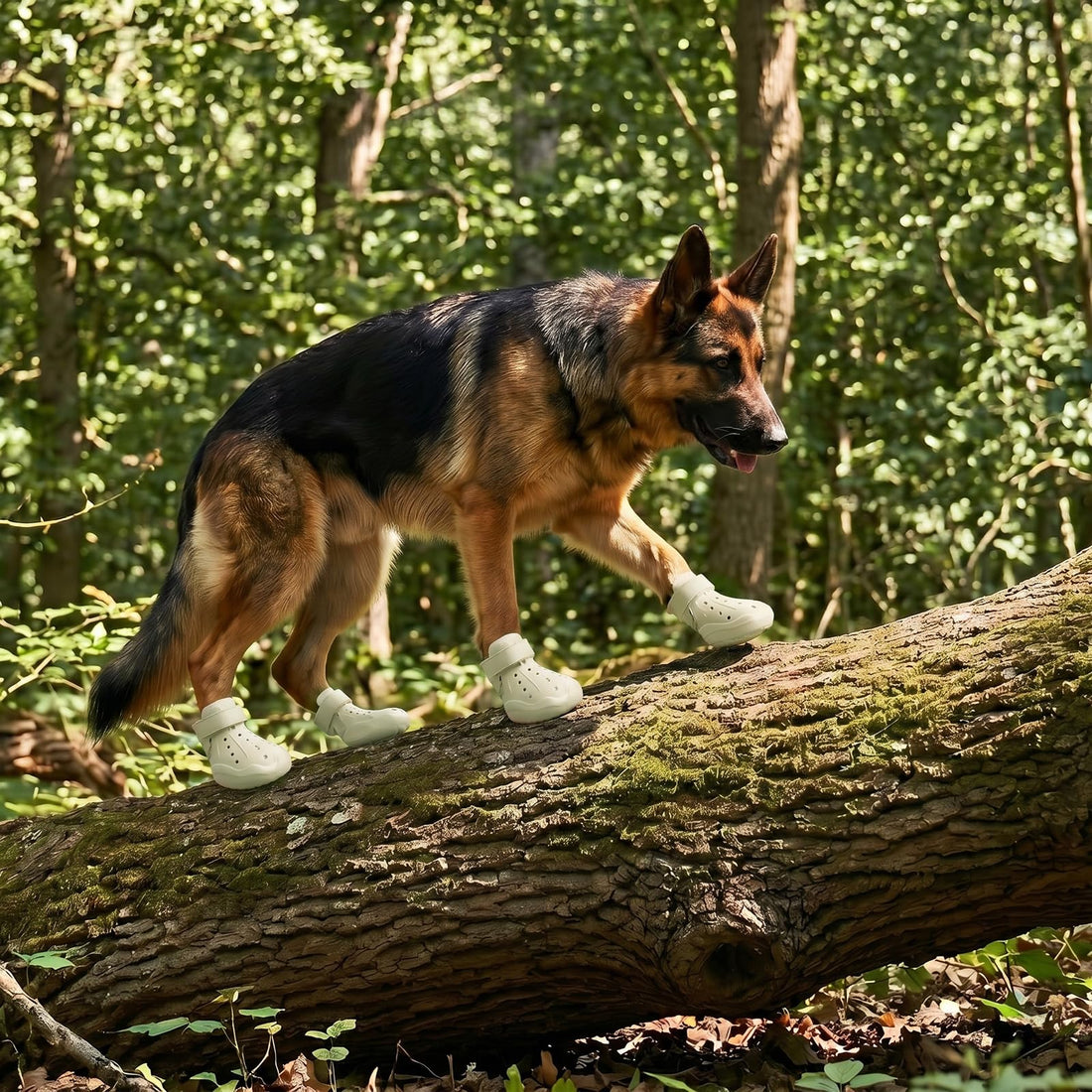 Waterproof Breathable Dog Shoes for Summer Rain Protection