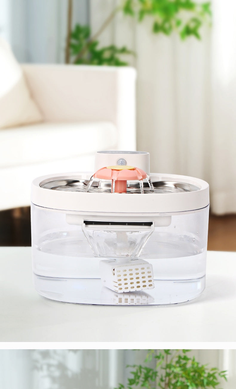 Smart Circulating Filtered Pet Water Fountain for Cats