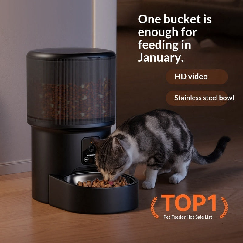 Smart Pet Feeder with Timed Remote Voice Control