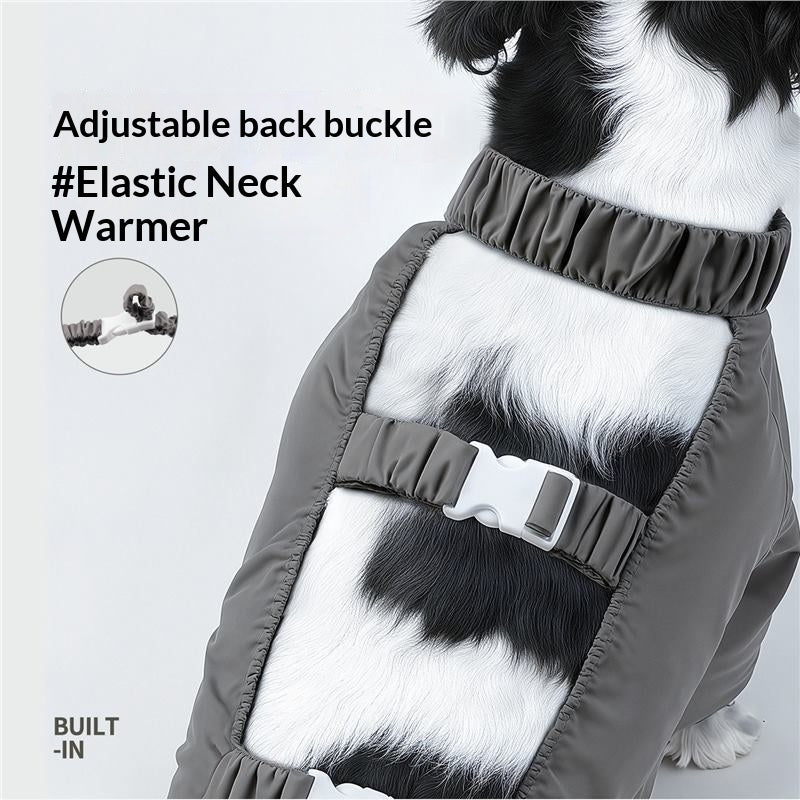 Split Style Anti Dirt Pet Raincoat Set for Dogs