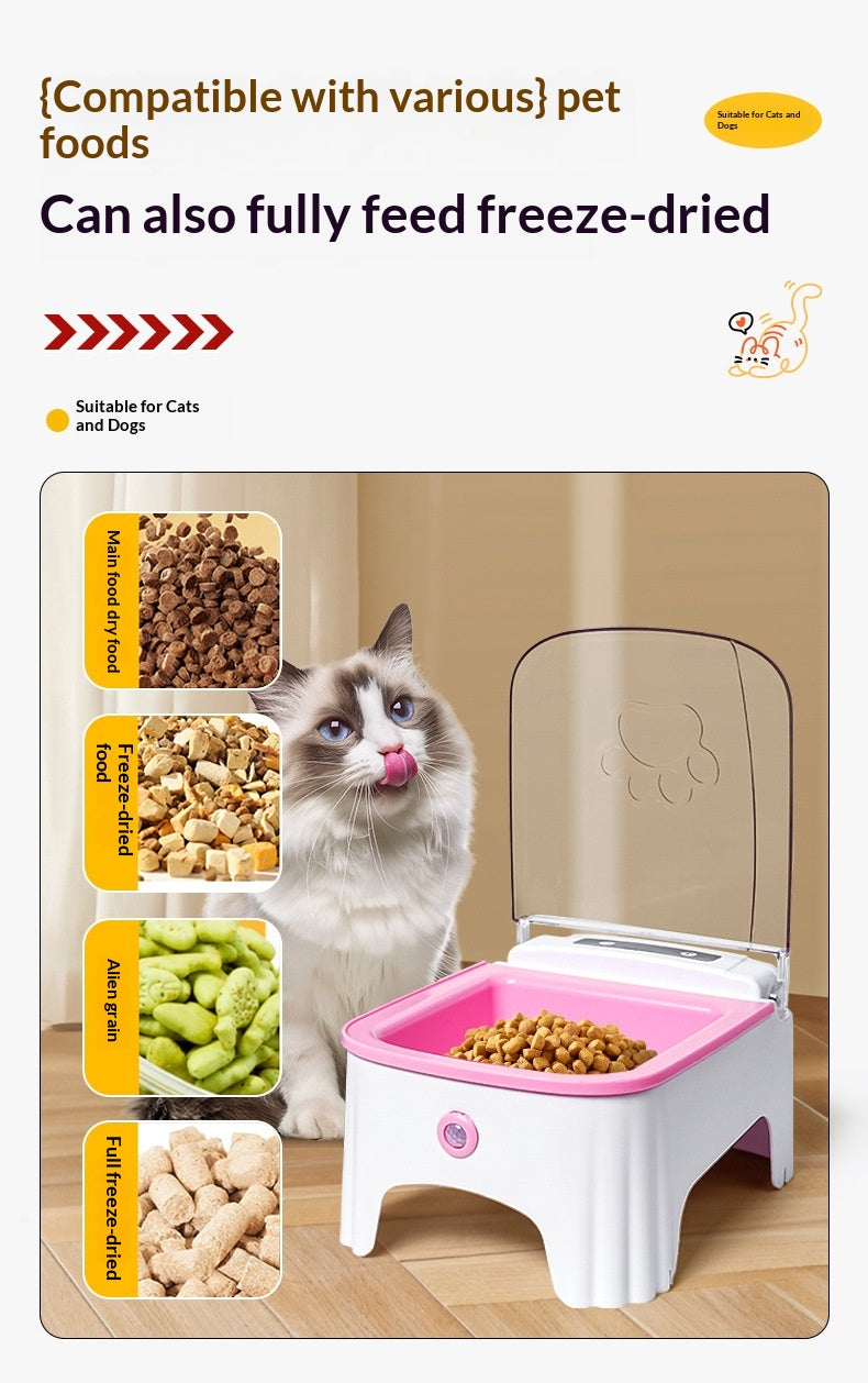 Automatic Cat Feeding Device Pet Food Dispenser