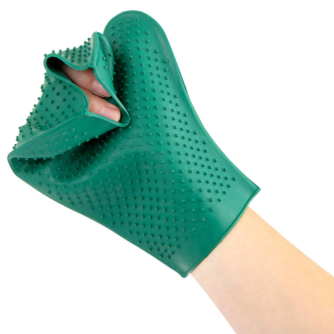 Jeffers Rubber Grooming Glove for Animals